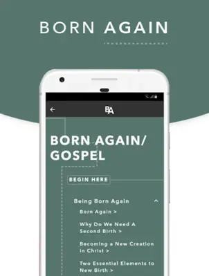 Born Again android App screenshot 1